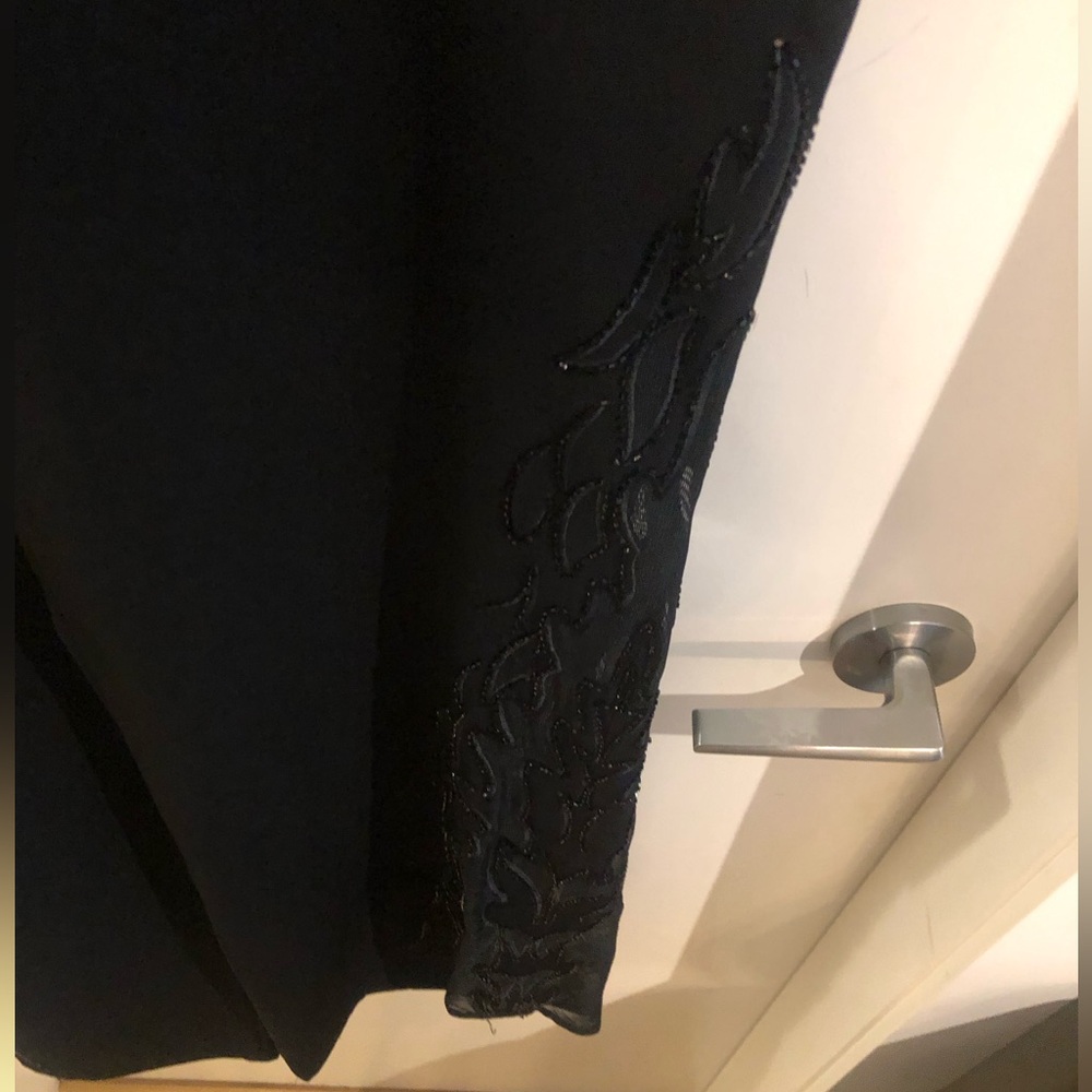 COPY - 2 PC Nygard Dress Pant & Jkt 12 Set Black w Sequinned Flame Detail on Pa… - Picture 12 of 16